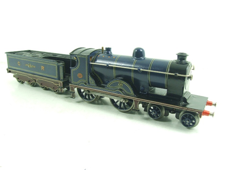 Bing for Bassett-Lowke clockwork CR 4-4-0 tender locomotive Dunalastair IV, number 142, circa 1911
