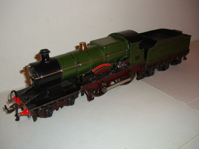 Bing for Bassett-Lowke clockwork GWR 4-4-0 tender locomotive, City of Bath, number 3433, circa 1913