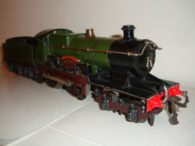 Bing for Bassett-Lowke clockwork GWR 4-4-0 tender locomotive, City of Bath, number 3433, circa 1913