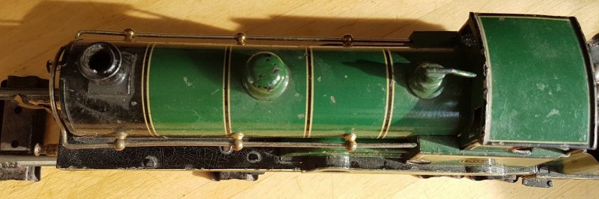 Bassett-Lowke clockwork LNER 4-4-0 tender locomotive George The Fifth, green, number 504, circa 1924-27