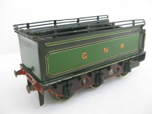 Bing for Bassett-Lowke clockwork GNR Atlantic 4-4-2 tender locomotive, GNR livery, number 1442, 1912-15 and 1920-22