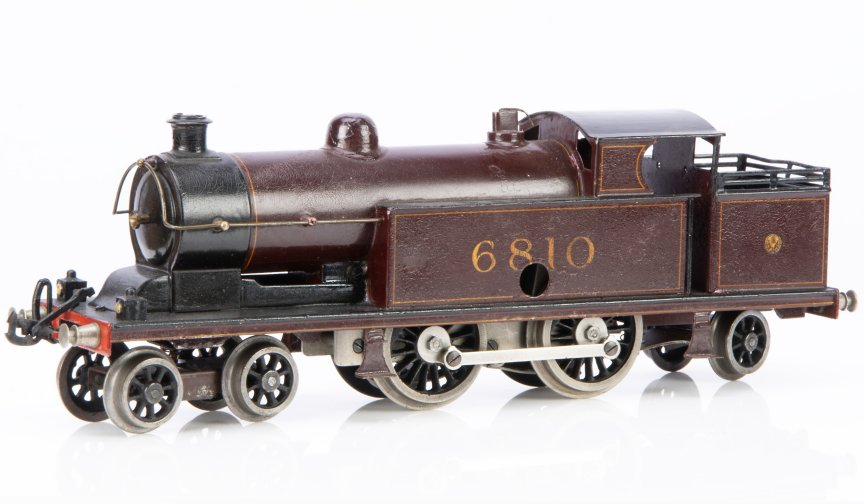 Bing for Bassett-Lowke clockwork 4-4-2 Precursor tank locomotive, LMS livery, number 6810