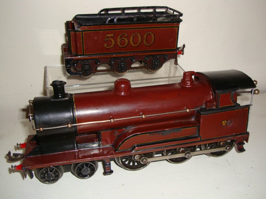 Bing for Bassett-Lowke clockwork LMS 4-6-0 tender locomotive Prince of Wales, number 5600, circa 1925