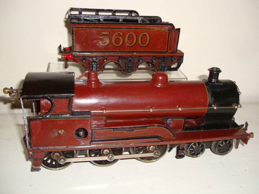 Bing for Bassett-Lowke clockwork LMS 4-6-0 tender locomotive Prince of Wales, number 5600, circa 1925