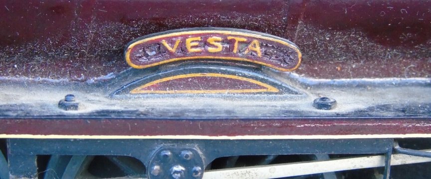 Bassett-Lowke clockwork LMS 4-6-0 tender loco Vesta, number 6137, maroon, assumed renamed and numbered