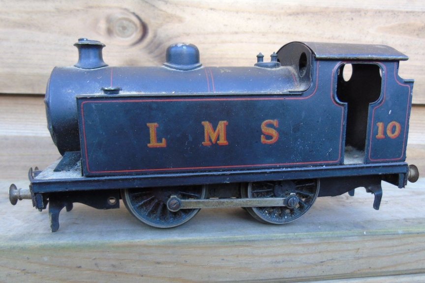 Bassett-Lowke electric 0-4-0 tank locomotive, LMS livery