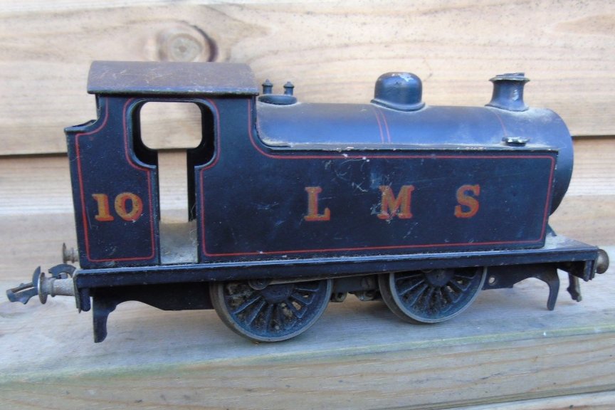 Bassett-Lowke electric 0-4-0 tank locomotive, LMS livery