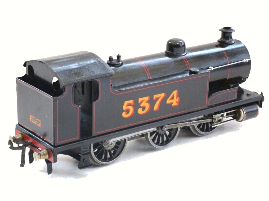 Bassett-Lowke 4305/0 electric 0-6-0 tank locomotive, LMS livery, number 5374