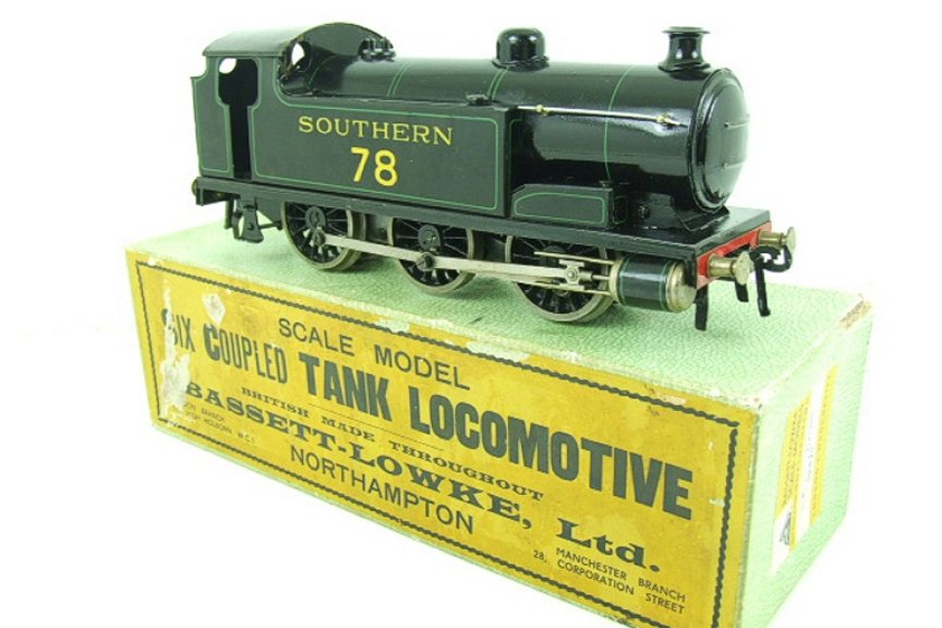 Bassett-Lowke electric 0-6-0 tank locomotive, SR livery, number 78