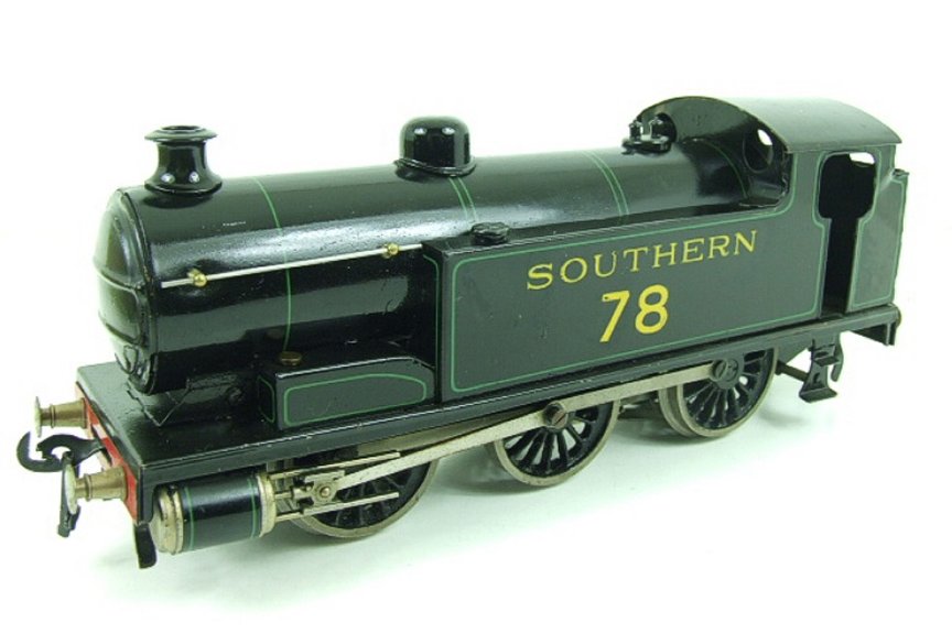 Bassett-Lowke electric 0-6-0 tank locomotive, SR livery, number 78