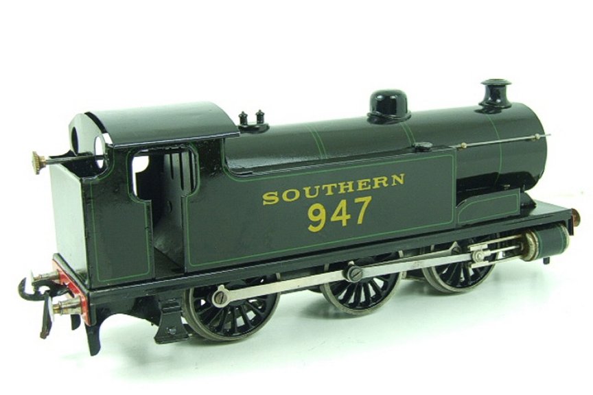 Bassett-Lowke electric 0-6-0 tank locomotive, SR livery, number 947