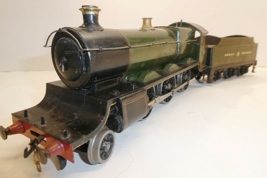 Bassett-Lowke electric GWR Mogul 2-6-0 tender locomotive number 4358