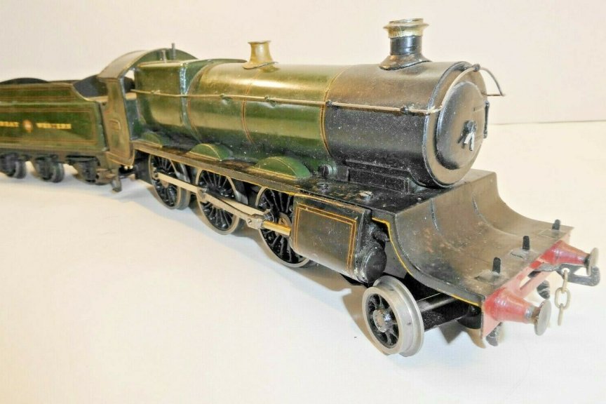 Bassett-Lowke electric GWR Mogul 2-6-0 tender locomotive number 4358