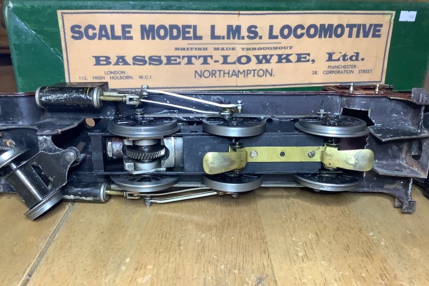 Bassett-Lowke electric LMS Hughes Crab 2-6-0 tender locomotive number 13000