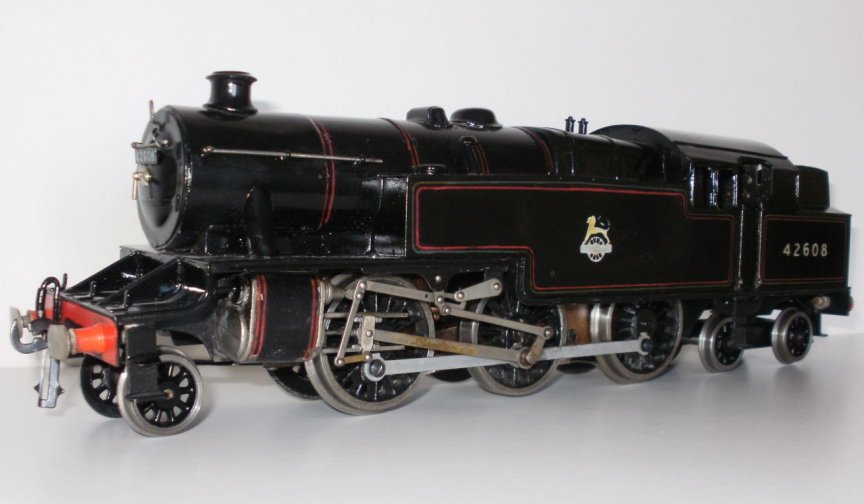 Bassett-Lowke electric BR 2-6-4 Stanier tank locomotive, black, number 42608