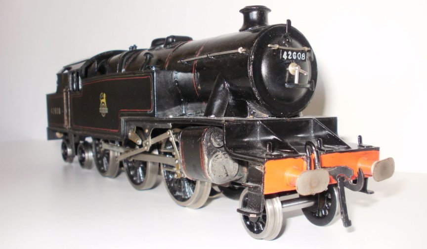 Bassett-Lowke electric BR 2-6-4 Stanier tank locomotive, black, number 42608