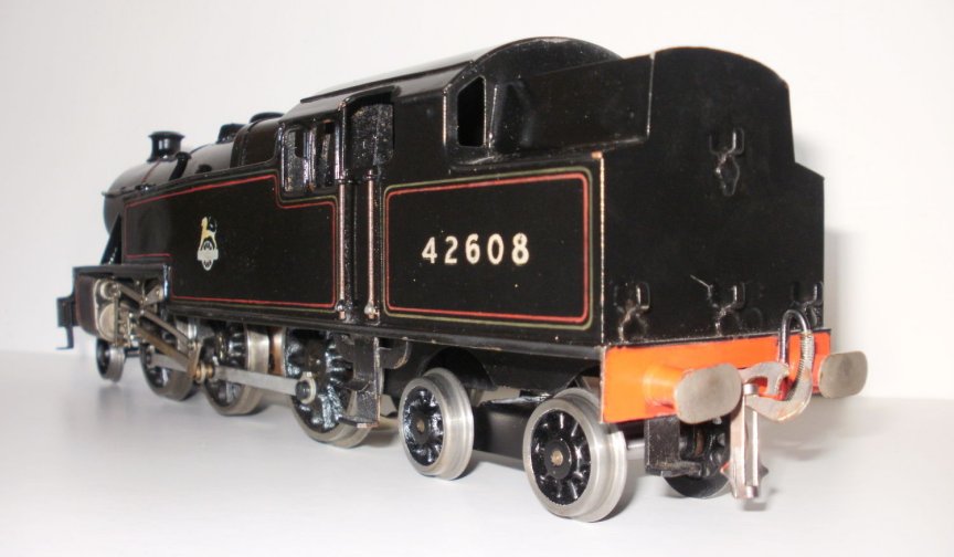 Bassett-Lowke electric BR 2-6-4 Stanier tank locomotive, black, number 42608
