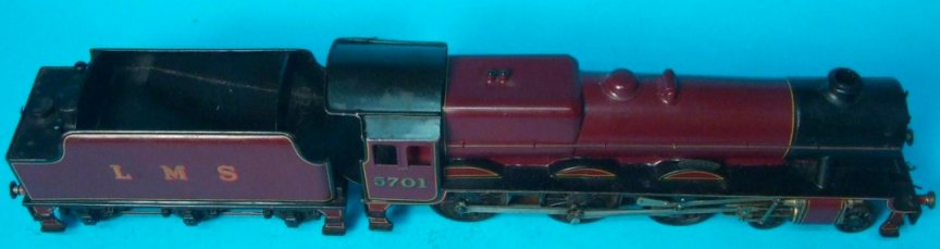 Bassett-Lowke electric LMS Jubilee 4-6-0 tender locomotive Conqueror, number 5701