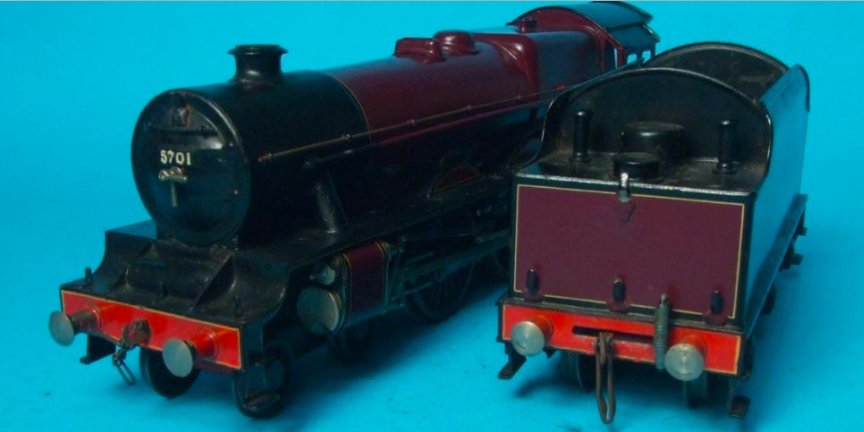 Bassett-Lowke electric LMS Jubilee 4-6-0 tender locomotive Conqueror, number 5701