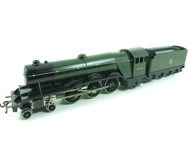 Bassett-Lowke 5310/0 electric BR A3 Class 4-6-2 tender locomotive Flying Scotsman, green, number 60103