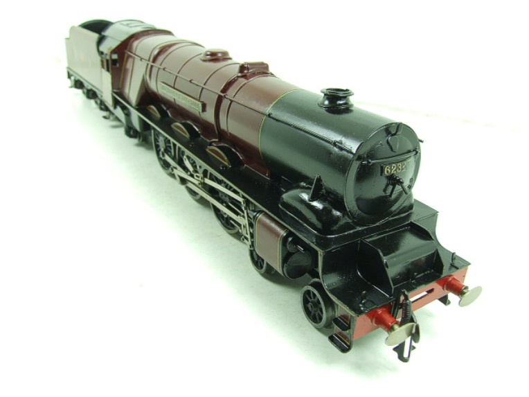 Bassett-Lowke electric LMS unstreamlined Coronation Class 4-6-2 tender locomotive Duchess of Montrose, number 6232, circa 1939