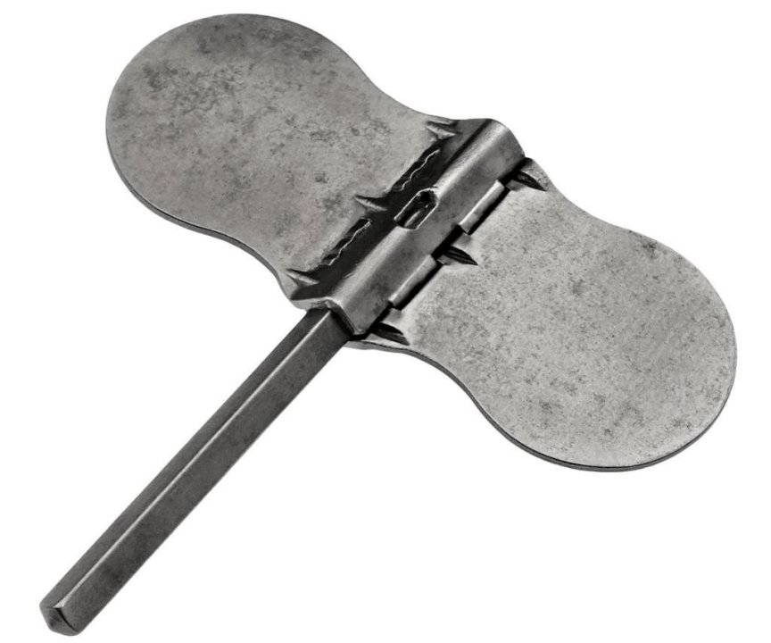 Bassett-Lowke clockwork locomotive key, male