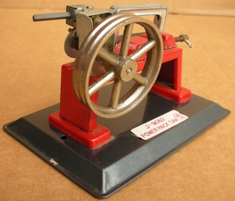 J-9062 Power Hack Saw, Linemar, Made in Japan, 4.5 inches by 3.0 inches, 3.0 inches tall