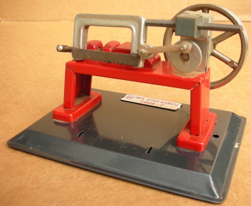 J-9062 Power Hack Saw, Linemar, Made in Japan, 4.5 inches by 3.0 inches, 3.0 inches tall