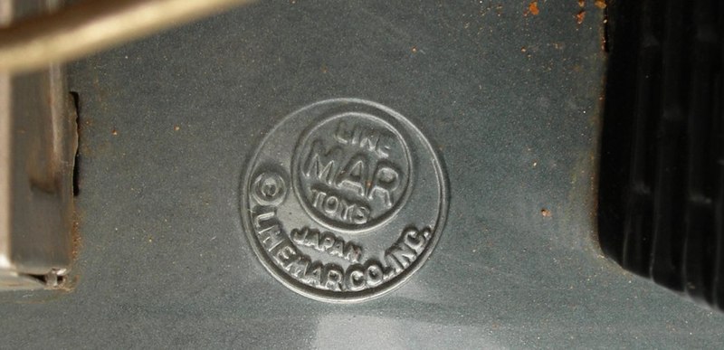 Marx Horizontal Steam Engine, Linemar, Made in Japan, 8.75 inches by 7 inches, 5.25 inches high