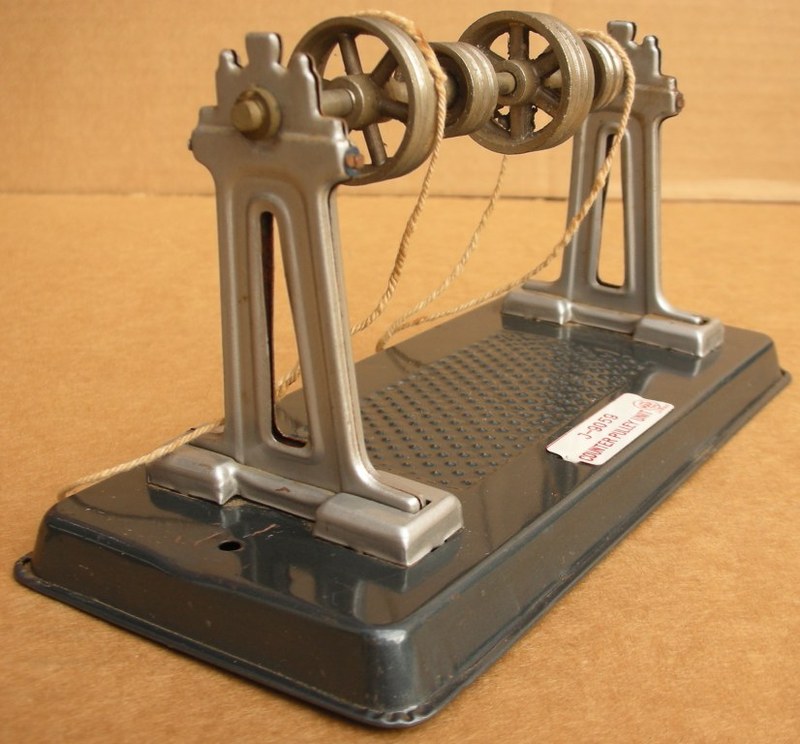 J-9059 Counter Pulley Unit (lineshaft), Linemar, Made in Japan, 6.75 inches by 3 inches, 3.5 inches tall