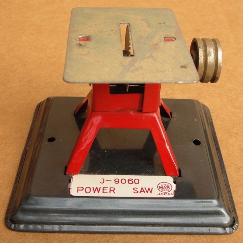 J-9060 Power Saw, Linemar, Made in Japan, 3.25 inches by 3.25 inches, 2 inches tall
